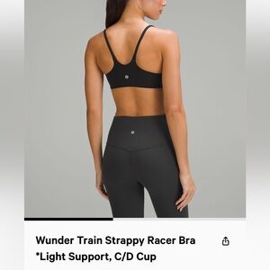 Lululemon Wundertrain Racer Bra